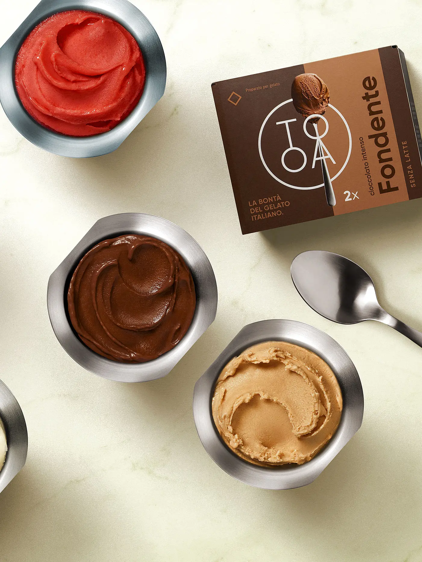 TOOA | Zartbitterschoko Eis  Vegan 2 x 2 Stk. | 